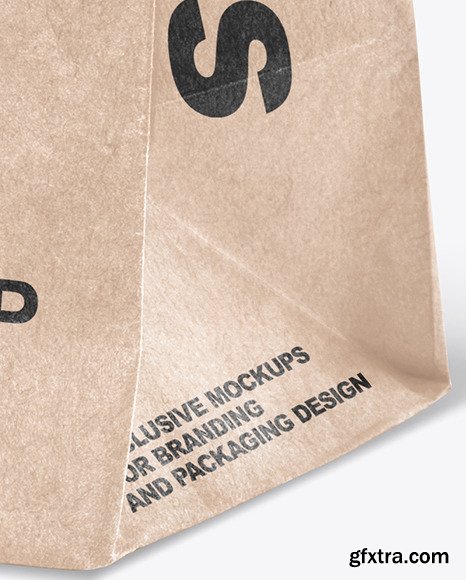 Kraft Paper Shopping Bag Mockup 89378