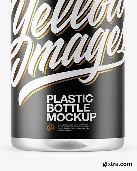 Clear Water Bottle Mockup