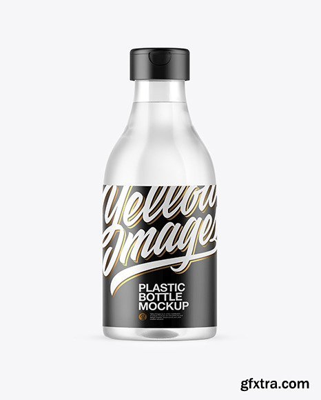 Clear Water Bottle Mockup