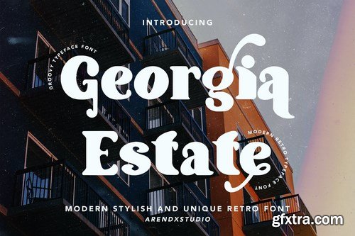 Georgia Estate - Unique Retro Font