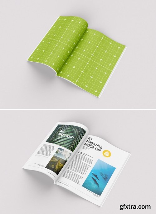 A4 Magazine Mockup