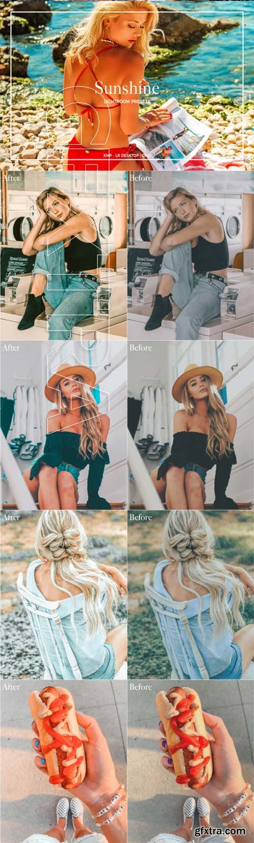 CreativeMarket - SUNSHINE LIGHTROOM PRESETS 6493115