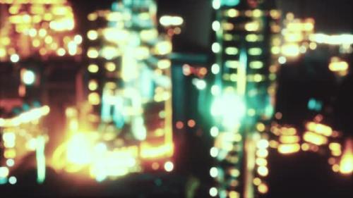 Videohive - Defocused Bokeh of Cityscape at Twilight Time - 34931531 - 34931531