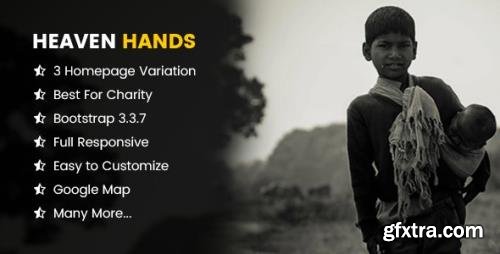 ThemeForest - Heaven Hands v1.0 - Responsive Charity & Fundraising HTML5 Template - 19404848