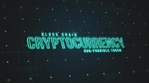 Videohive - Hi-Tech Animated Cryptocurrency Text Title HUD Elements - 34940982 - 34940982