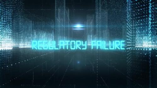 Videohive - Skyscrapers Digital City Economics Word Regulatory Failure - 34944601 - 34944601