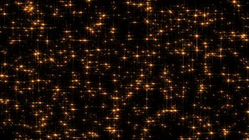 Videohive - 4k Glitter Stars Overlay - 34945111 - 34945111