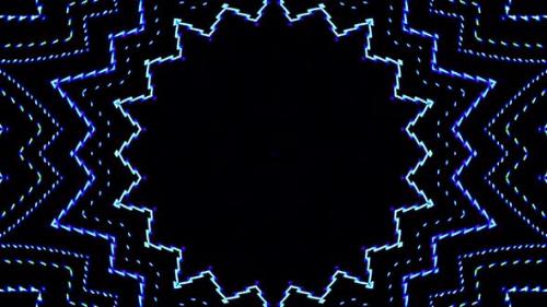 Videohive - Bright abstract light governing blue color, kaleidoscope - 34945127 - 34945127