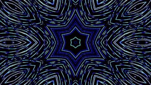 Videohive - background Bright abstract light streaks set in blue color kaleidoscope - 34945143 - 34945143