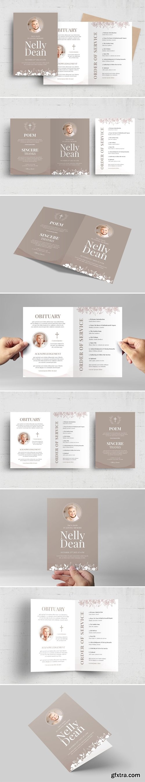 Funeral Service Brochure Template