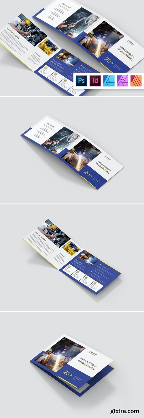 Brochure – Industry Bi-Fold A5 Landscape