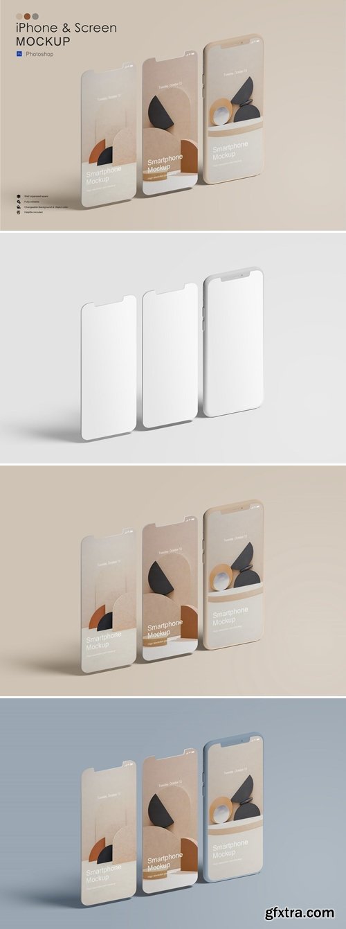 iPhone & Screen Mockup