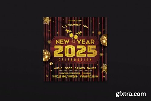 New Year Celebration Flyer