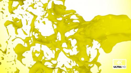 Videohive - Splash Of Yellow Paint V7 - 34959773 - 34959773