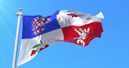 Videohive - Vysocina Region Flag, Czech Republic - 34960579 - 34960579