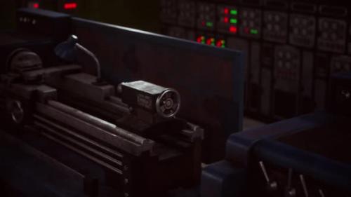 Videohive - Vintage Metal Working Machine Made in Last Century - 34931134 - 34931134