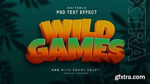 Games Text Effect Psd