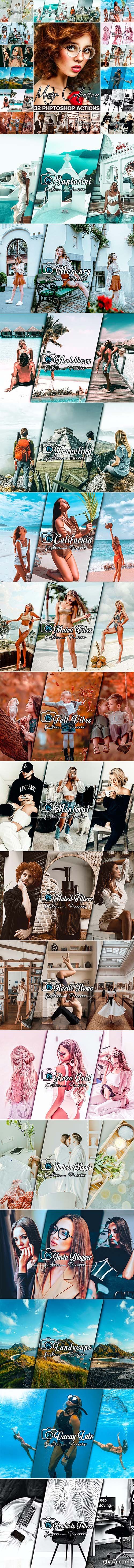 GraphicRiver - Master Collection 32 Photoshop Actions 34071238