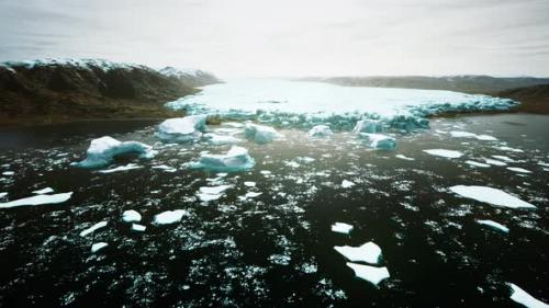 Videohive - Panoramic View of Big Glacier at Alaska - 34948562 - 34948562