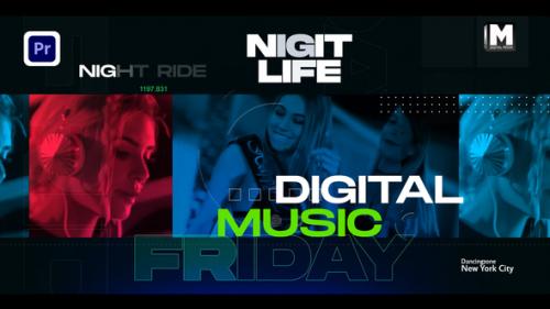 Videohive - Digital Music Party Intro - 34926439 - 34926439