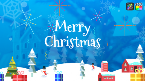 Videohive - Merry Christmas Slideshow | Apple Motion & FCPX - 34934794 - 34934794