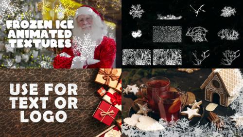 Videohive - Frozen Ice Animated Textures for Premiere Pro MOGRT - 34938918 - 34938918