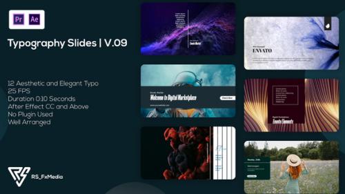 Videohive - Typography Slides - Dynamic Plain V.09 - MOGRT - 34944974 - 34944974