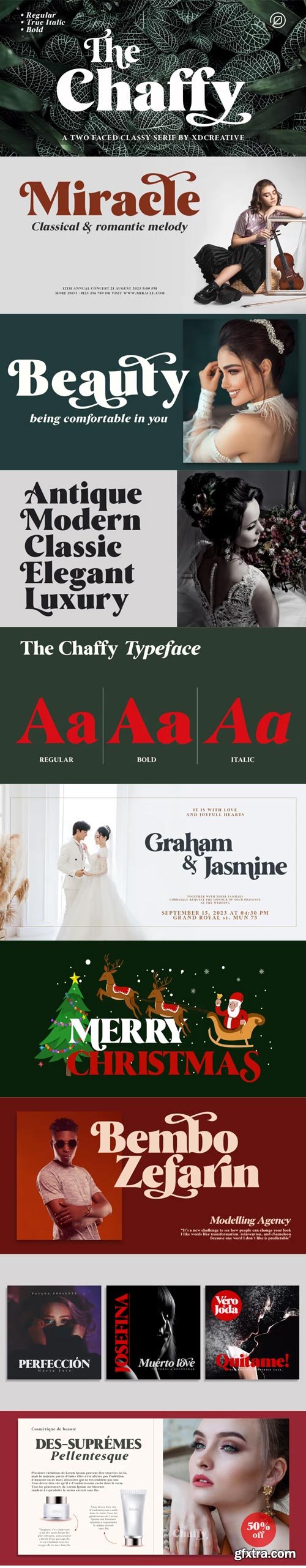 The Chaffy Font Family