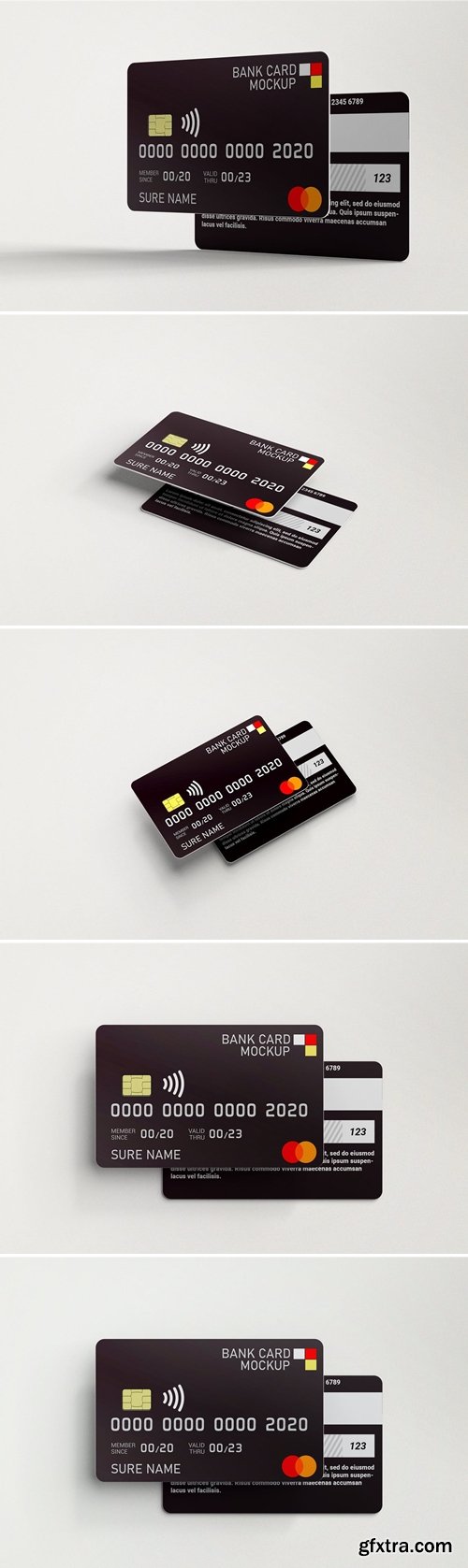 Credit Card Mock-Ups Vol2