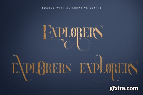 Explorers - Serif font + Extras 3790332