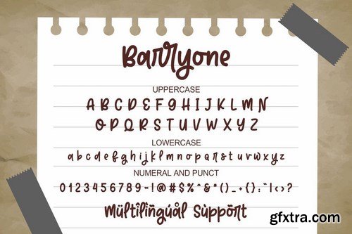 Barryone Font