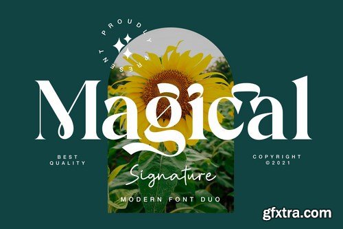 Magical Modern Font Duo