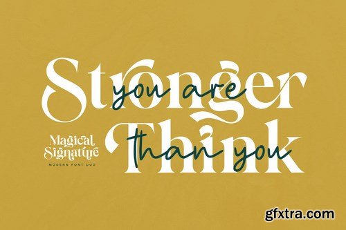 Magical Modern Font Duo