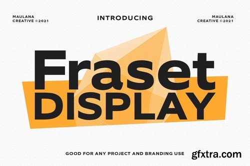 Fraset Sans Serif Display Font