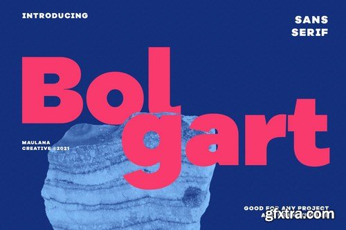 Bolgart Sans Serif Display Font