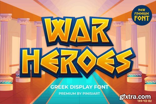 War Heroes - Gaming font