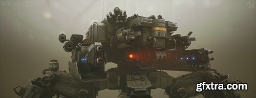 Goliath MK III Tank Mech Walker 3d Model