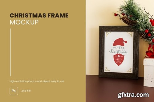 Christmas Frame Mockup