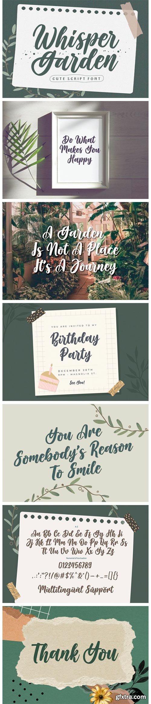 Whisper Garden Font