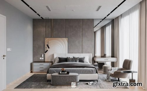 Interior BedRoom Model by Tran Tien Viet