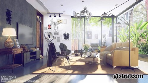 Interior Living Room By Pham Hong Phong