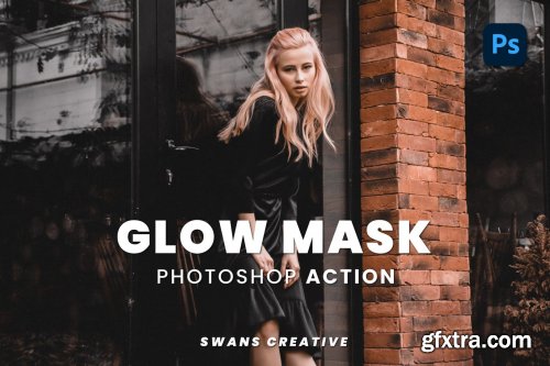 Glow Mask Photoshop Action