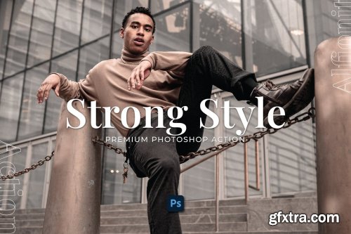 Strong Style Photoshop Action