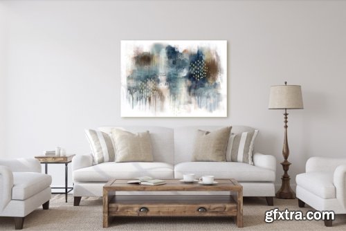  Abstract Large Wall Art in Procreate for Art Licensing or POD includes Brushes, Glitter and Gold