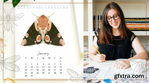  12 Day Art Challenge: Create An Illustrated Calendar in Procreate