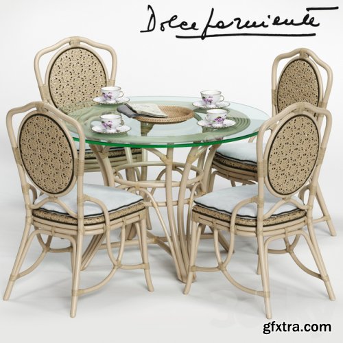 Dolcefarniente DAISY Chair and IRENE Table