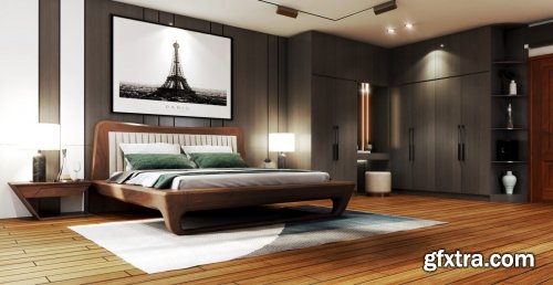 Sketchup BedRoom Interior by Trung Do