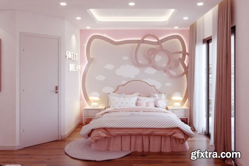 Sketchup BedRoom Interior by Le Tien Dung