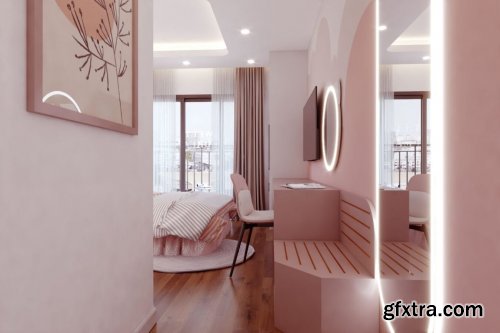 Sketchup BedRoom Interior by Le Tien Dung