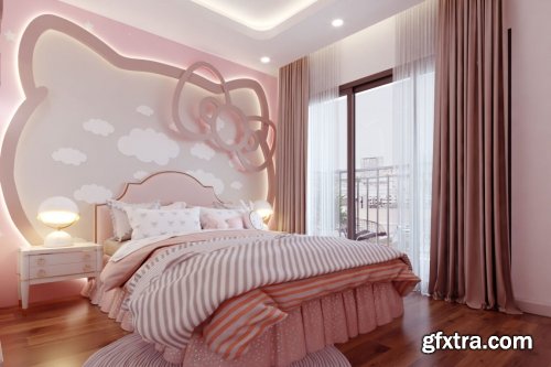 Sketchup BedRoom Interior by Le Tien Dung